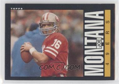 1985 Topps - [Base] #157 - Joe Montana