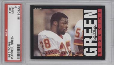 1985 Topps - [Base] #181 - Darrell Green [PSA 9 MINT]