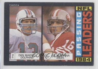 1985 Topps - [Base] #192 - Dan Marino, Joe Montana