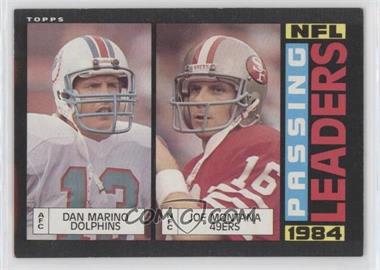 1985 Topps - [Base] #192 - Dan Marino, Joe Montana