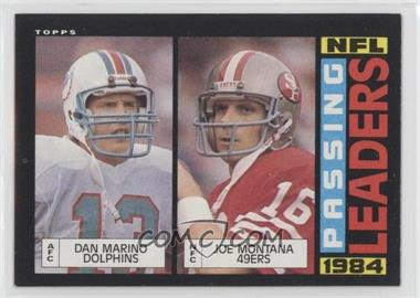 1985 Topps - [Base] #192 - Dan Marino, Joe Montana