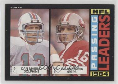 1985 Topps - [Base] #192 - Dan Marino, Joe Montana [EX to NM]