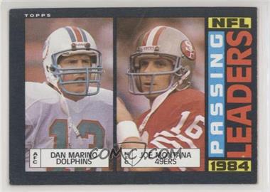 1985 Topps - [Base] #192 - Dan Marino, Joe Montana