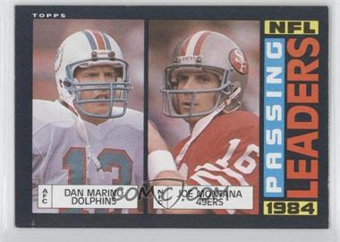 1985 Topps - [Base] #192 - Dan Marino, Joe Montana