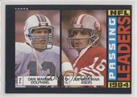 Dan Marino, Joe Montana