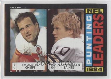 1985 Topps - [Base] #197 - Jim Arnold, Brian Hansen