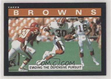 1985 Topps - [Base] #221 - Cleveland Browns Team