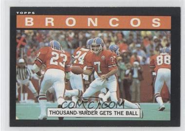 1985 Topps - [Base] #235 - John Elway, Sammy Winder