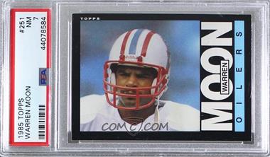 1985 Topps - [Base] #251 - Warren Moon [PSA 7 NM]