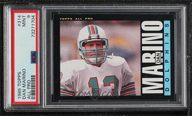 1985 Topps - [Base] #314 - Dan Marino [PSA 9 MINT]