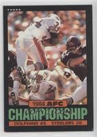 1984 AFC Champiionship (Dolphins 45, Steelers 28) [Good to VG‑E…