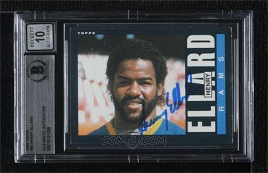 1985 Topps - [Base] #80 - Henry Ellard [BAS 10]