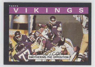 1985 Topps - [Base] #89 - Minnesota Vikings Team