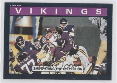 1985 Topps - [Base] #89 - Minnesota Vikings Team