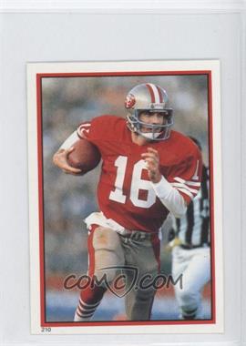 1985 Topps Album Stickers - [Base] - Coming Soon #210 - Joe Montana