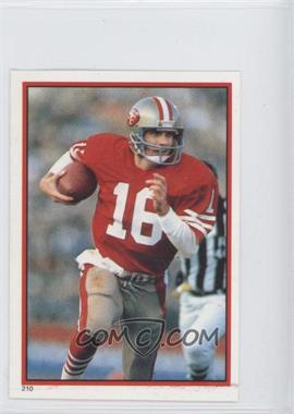 1985 Topps Album Stickers - [Base] - Coming Soon #210 - Joe Montana