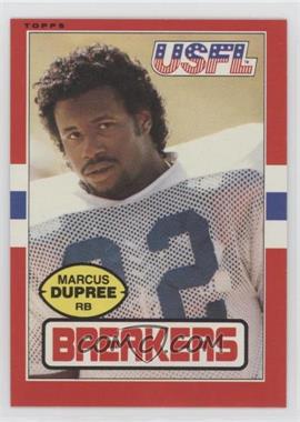 1985 Topps USFL - [Base] #105 - Marcus Dupree