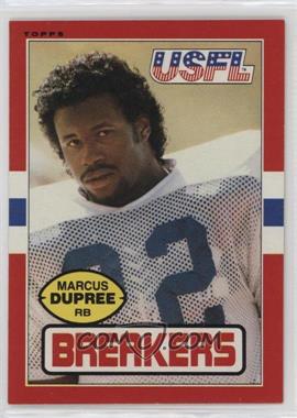 1985 Topps USFL - [Base] #105 - Marcus Dupree