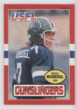 1985 Topps USFL - [Base] #119 - Rick Neuheisel