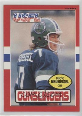 1985 Topps USFL - [Base] #119 - Rick Neuheisel