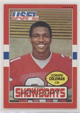 1985 Topps USFL - [Base] #68 - Leonard Coleman