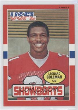 1985 Topps USFL - [Base] #68 - Leonard Coleman