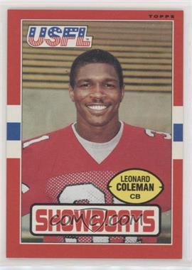 1985 Topps USFL - [Base] #68 - Leonard Coleman