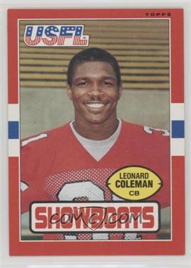 1985 Topps USFL - [Base] #68 - Leonard Coleman