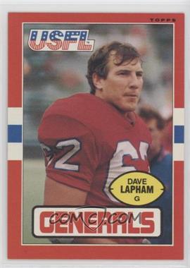 1985 Topps USFL - [Base] #83 - Dave Lapham