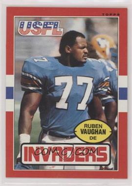 1985 Topps USFL - [Base] #96 - Ruben Vaughan