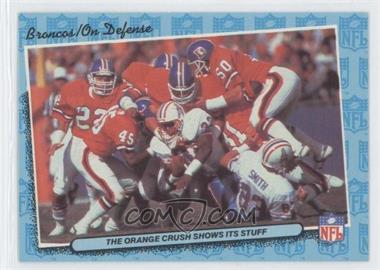 1986 Fleer Live Action Football - [Base] #20 - On Defense - The Orange Crush Shows Its Stuff