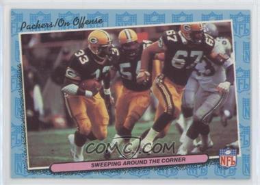 1986 Fleer Live Action Football - [Base] #25 - On Offense - Sweeping Aound the Corner