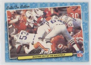 1986 Fleer Live Action Football - [Base] #33 - In Action - Busting Out of the Backfield