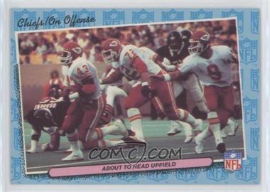 1986 Fleer Live Action Football - [Base] #34 - On Offense - About to Head Upfield