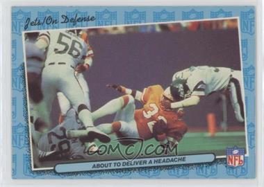 1986 Fleer Live Action Football - [Base] #59 - On Defense - About to Deliver a Headache