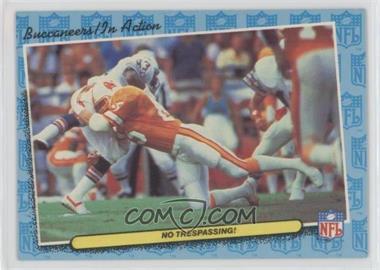 1986 Fleer Live Action Football - [Base] #81 - In Action - No Trespassing