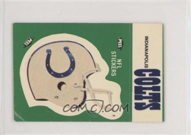 1986 Fleer Team Action Stickers - [Base] - Dubble Bubble Back #_INCO.1 - Indianapolis Colts (Helmet; Double Bubble)