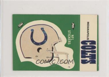 1986 Fleer Team Action Stickers - [Base] - Dubble Bubble Back #_INCO.1 - Indianapolis Colts (Helmet; Double Bubble)
