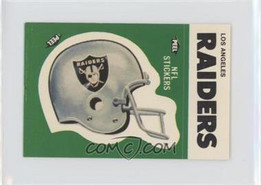 1986 Fleer Team Action Stickers - [Base] - Dubble Bubble Back #_LOAR.2 - Los Angeles Raiders (Helmet, Soft Bubble Gum)