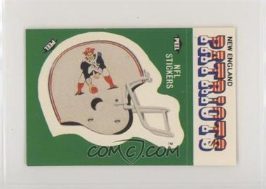1986 Fleer Team Action Stickers - [Base] - Dubble Bubble Back #_NEEP.1 - New England Patriots (Helmet)