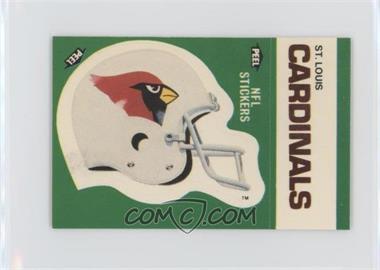 1986 Fleer Team Action Stickers - [Base] - Dubble Bubble Back #_SLCA.1 - St. Louis Cardinals (Helmet)