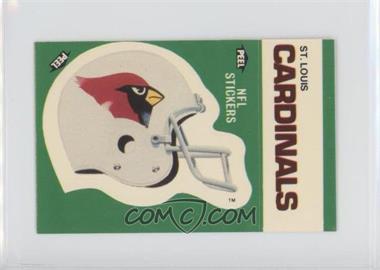 1986 Fleer Team Action Stickers - [Base] - Dubble Bubble Back #_SLCA.1 - St. Louis Cardinals (Helmet)