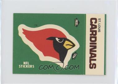 1986 Fleer Team Action Stickers - [Base] - Dubble Bubble Back #_SLCA.2 - St. Louis Cardinals (Team Logo)