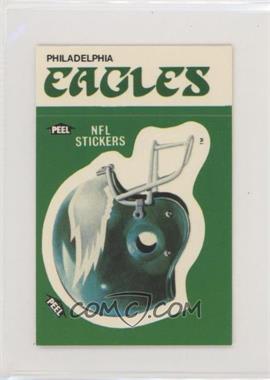 1986 Fleer Team Action Stickers - [Base] - Razzles Back #_PHEA - Philadelphia Eagles