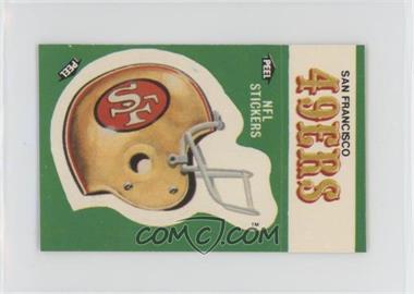 1986 Fleer Team Action Stickers - [Base] - Razzles Back #_SAFF - San Francisco 49ers