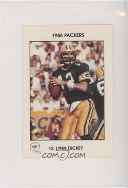 1986 Green Bay Packers Team Issue - [Base] #12 - Lynn Dickey [EX to NM]