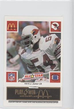 1986 McDonald's Play & Win - All-Star Team - Black Tab #_EJJU - E.J. Junior