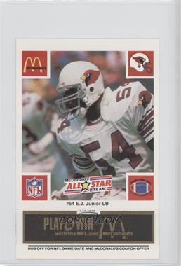 1986 McDonald's Play & Win - All-Star Team - Black Tab #_EJJU - E.J. Junior