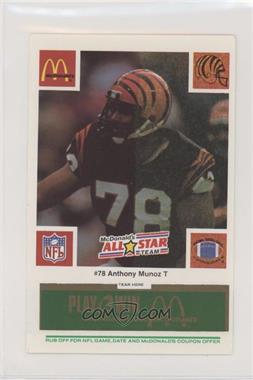 1986 McDonald's Play & Win - All-Star Team - Green Tab #_ANMU - Anthony Munoz