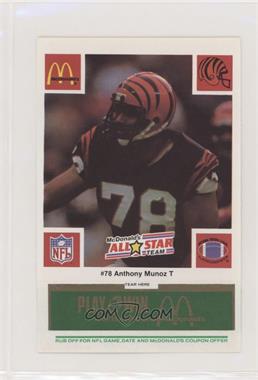 1986 McDonald's Play & Win - All-Star Team - Green Tab #_ANMU - Anthony Munoz